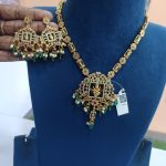 Green stone necklace